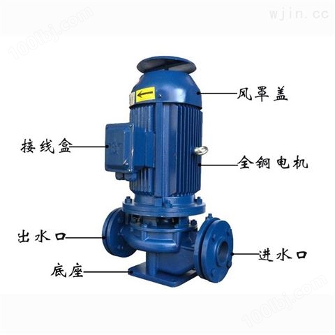 单级高压离心泵 肯富来1HP管道泵