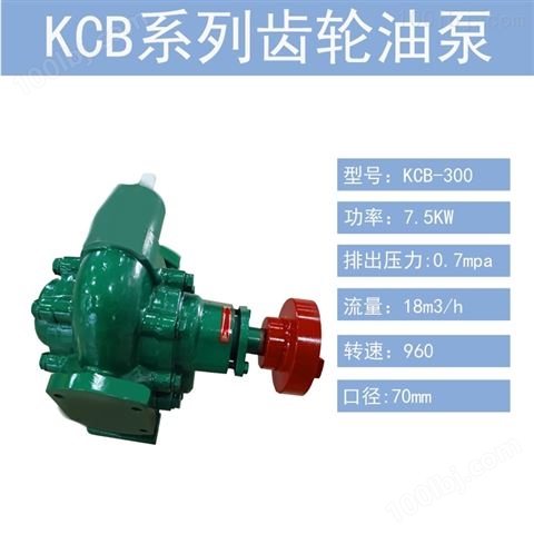 KCB-300工业铸铁变压器油齿轮泵