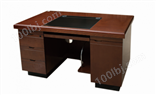 【南荣家具】办公桌NRB1615 贴木皮油漆桌写字桌电脑桌单人位1.6米